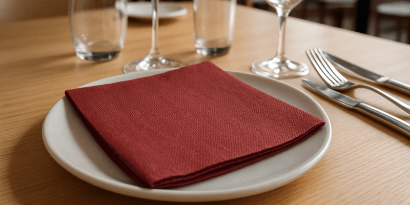 Airlaid 50 PCS Serviette de Table Papier jetables de qualité supérieure Airlaid 50 PCS Serviette de Table Papier jetables de qualité supérieure
