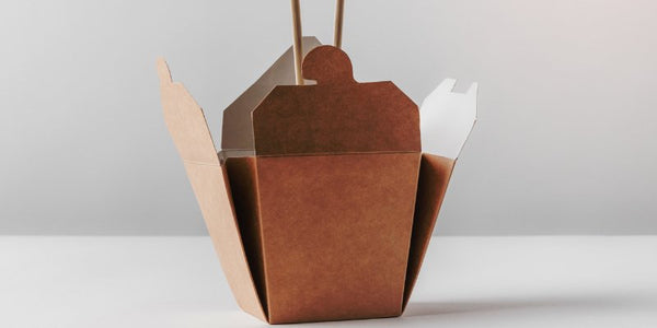 Lot De 60 Boîtes à Nouilles En Carton Kraft 700ml - Récipients Alimentaires Jetables Anti-Fuite Recyclables