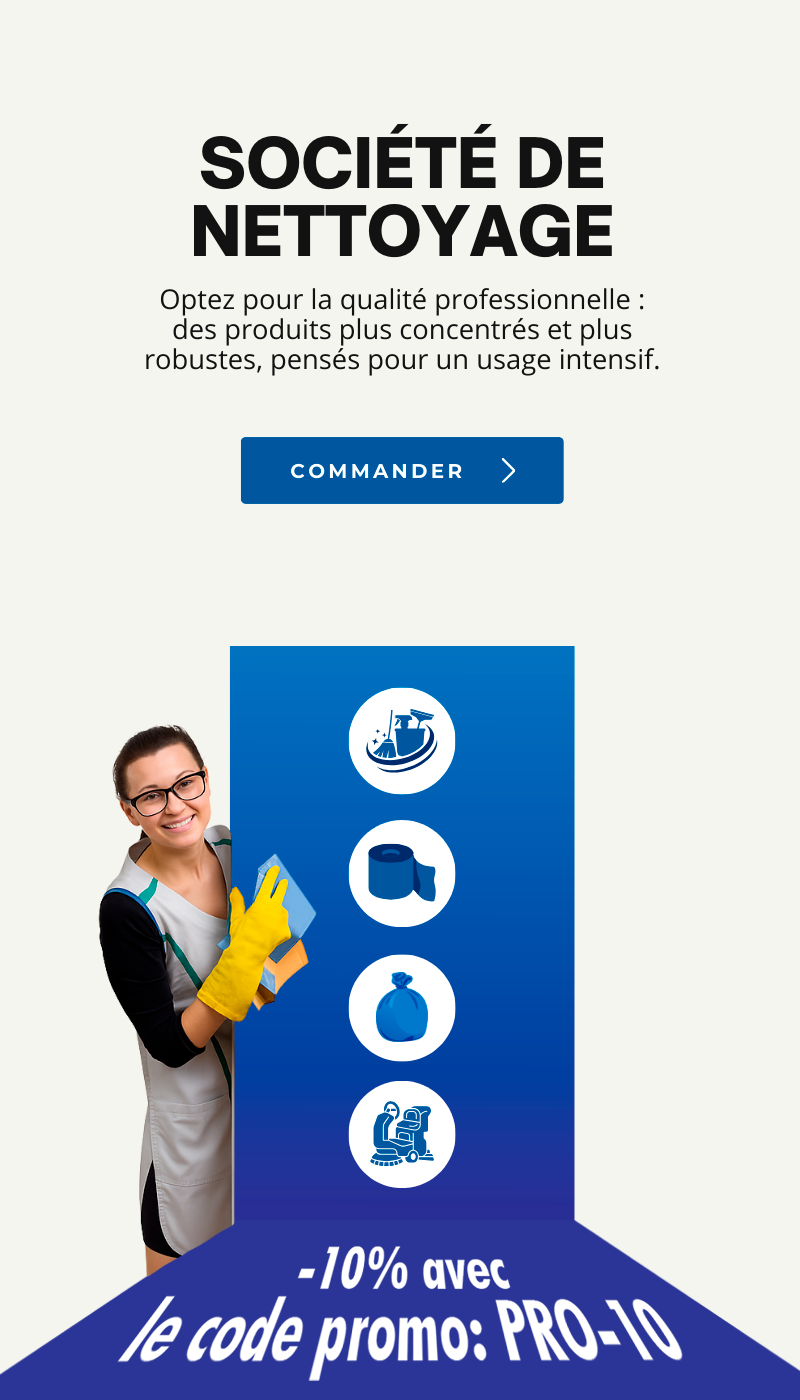 Bannière mobile - Produits pour sociétés de nettoyage - Clean Service