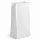 Sachet P4 en papier kraft blanc soufflet - 1500pc - CleanService