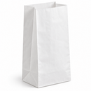 Sachet P6 en papier kraft blanc soufflet - 1250pc - CleanServiceSA