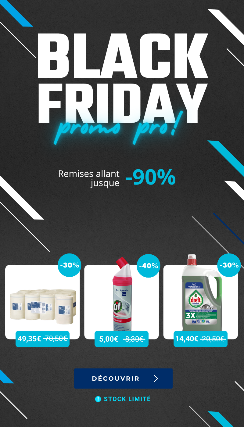 bannière Black Friday 2025 pro mobile - CleanService
