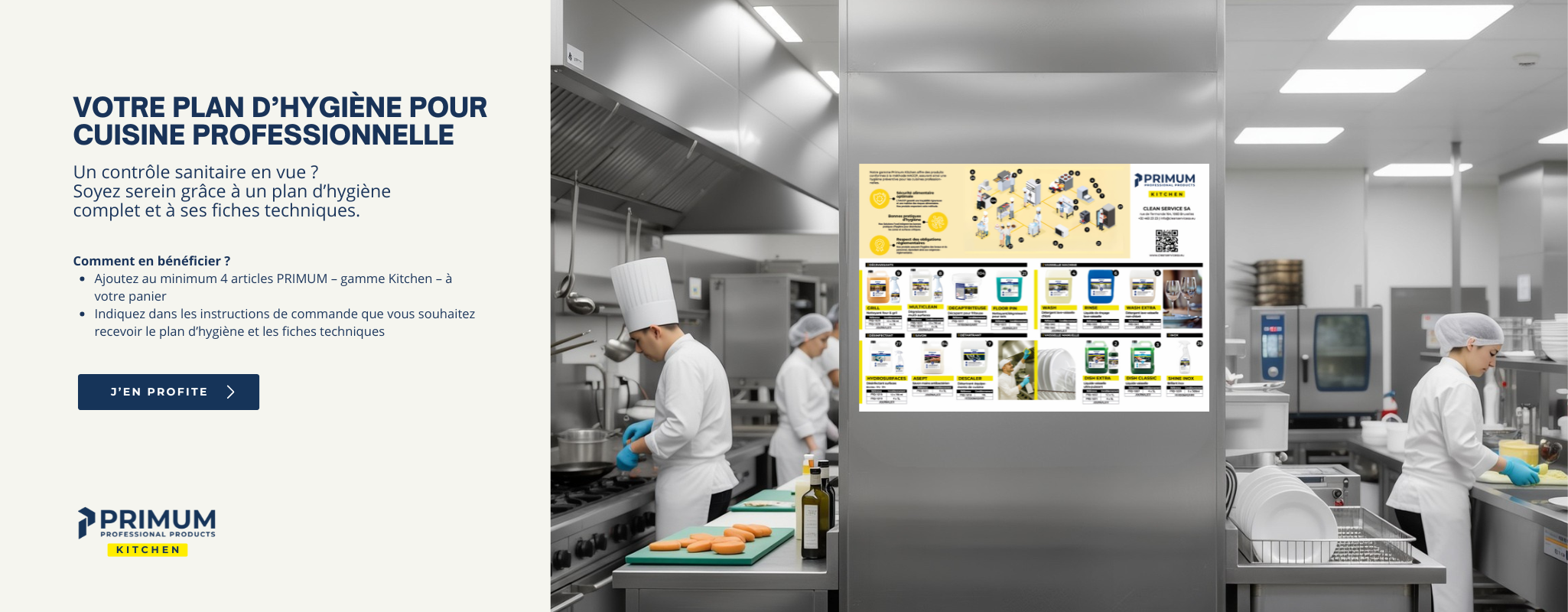 Bannière Primum Kitchen - CleanService