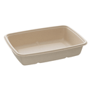 Barquette rectangulaire 950ml en Pulpe (75pc) - Clean Service