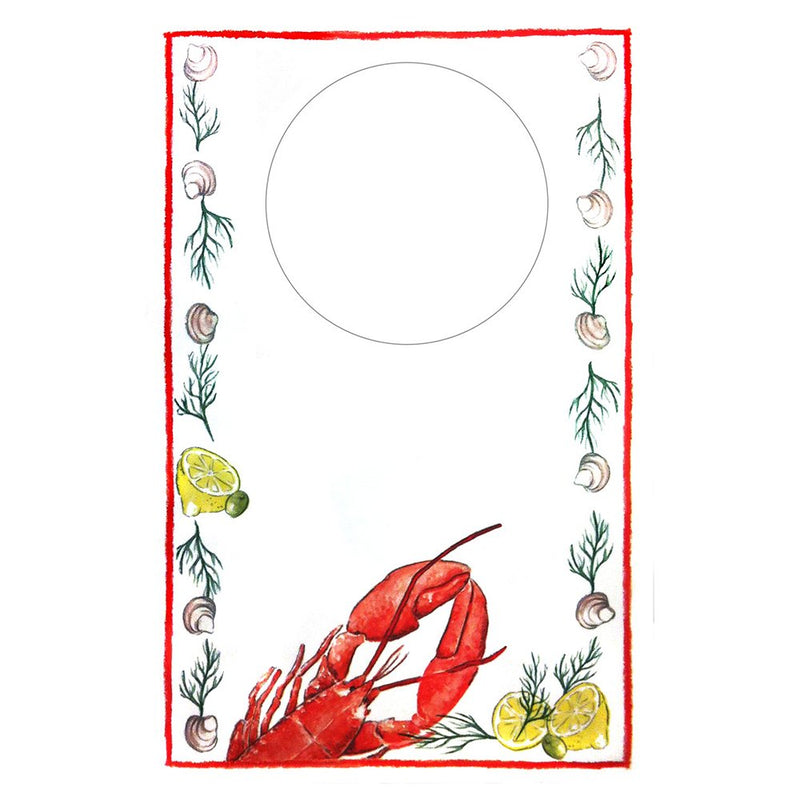 bavoir adulte jetable homard 40x60cm - 50pc - CleanServiceSA