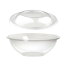 BOL A SALADE TRANSPARENT 1500ML + COUVERCLES - 100PCS - Clean Service
