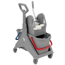 Chariot de nettoyage compact TTS "Nickita Tec" seaux 2x15L avec presse - Clean Service