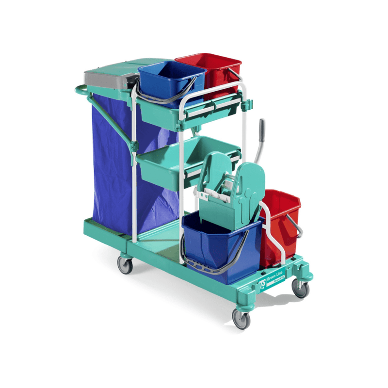 Chariot de nettoyage TTS Green 150 avec presse - CleanServiceSA