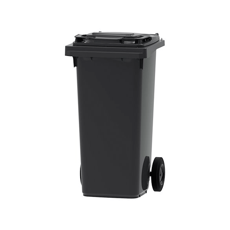 Conteneur poubelle mobile noir (120L) - CleanServiceSA