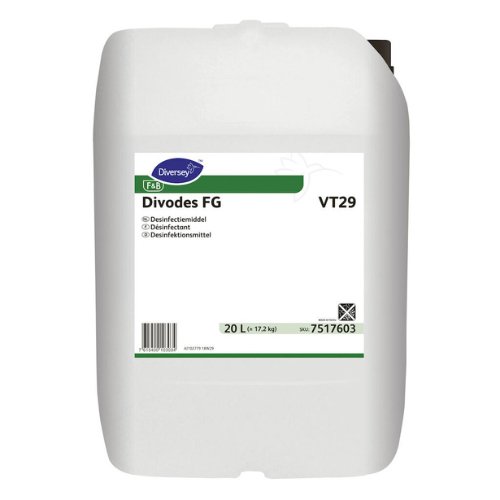 DIVERSEY - Divodes FG VT29 Désinfectant alimentaire 750 ml/5 L/20 L - CleanServiceSA