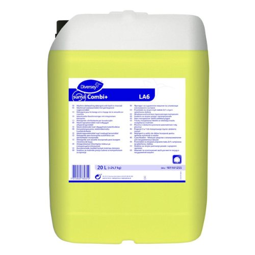 DIVERSEY - Suma Combi LA6 détergent lavage & rinçage 20L - CleanServiceSA