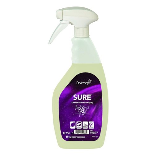 DIVERSEY - Sure Bio Cleaner Désinfectant surfaces 750ML - CleanServiceSA