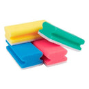 Éponge abrasive avec poignée & code couleurs 10pc - CleanServiceSA