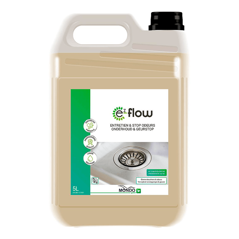 EZ FLOW - Produit stop odeurs canalisations (5L) - Clean Service