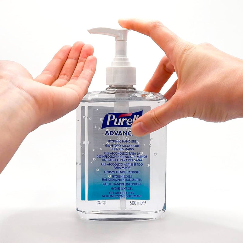 Flacon à pompe gel hydroalcoolique Purell - 500ml - CleanServiceSA