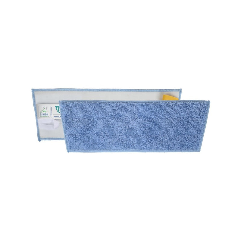 Frange à scratch microfibre bleue 40cm - TTS - CleanServiceSA