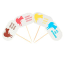 Marqueur de cuisson 4 cuissons 8cm - 100Pc* - CleanServiceSA