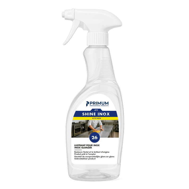 Nettoyant inox pro (500ml) - PRIMUM 26 SHINE INOX - Clean Service