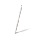 Pailles blanches 0.8x21cm - 100 pailles - Clean Service