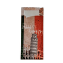 Pochette à couvert style "Italie" & serviette blanche (500pc)* - Clean Service