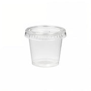 Pots à sauce avec couvercles 30/50/80/125CC - 100 Pcs - Clean Service