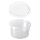 Pots à soupe transparents avec couvercles leak free 350cc/500cc/1000cc - CleanServiceSA