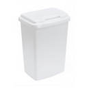 Poubelle 50L blanche Top Fix - Clean Service