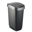 Poubelle 50L couvercle amovible "twist" - Clean Service