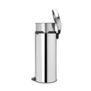 Poubelle anti - feu à pédale 30L - BRABANTIA - CleanServiceSA