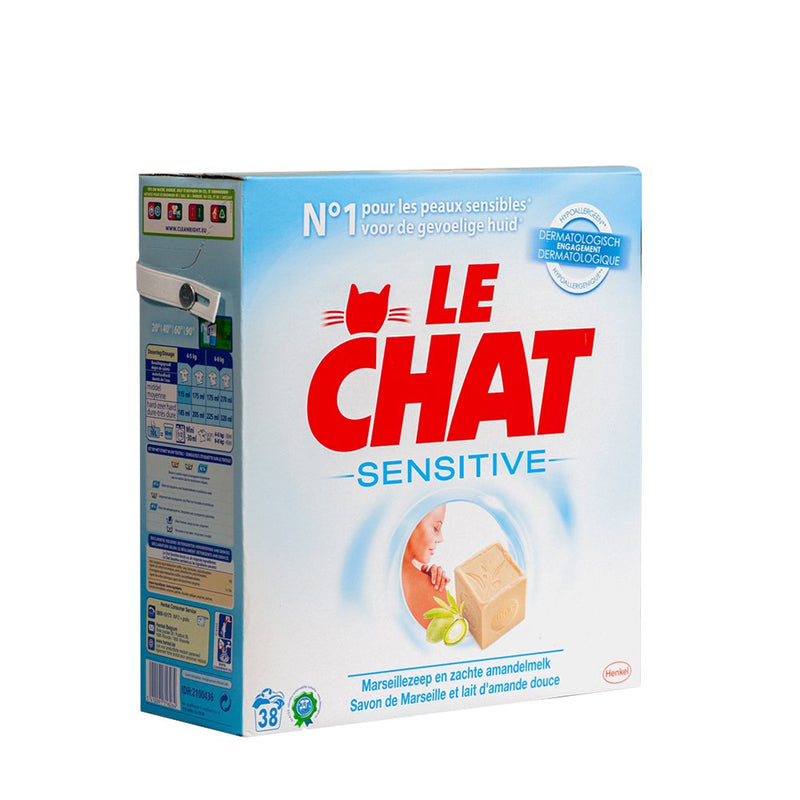 Poudre à lessiver Le Chat sensitive 2,28kg - CleanServiceSA