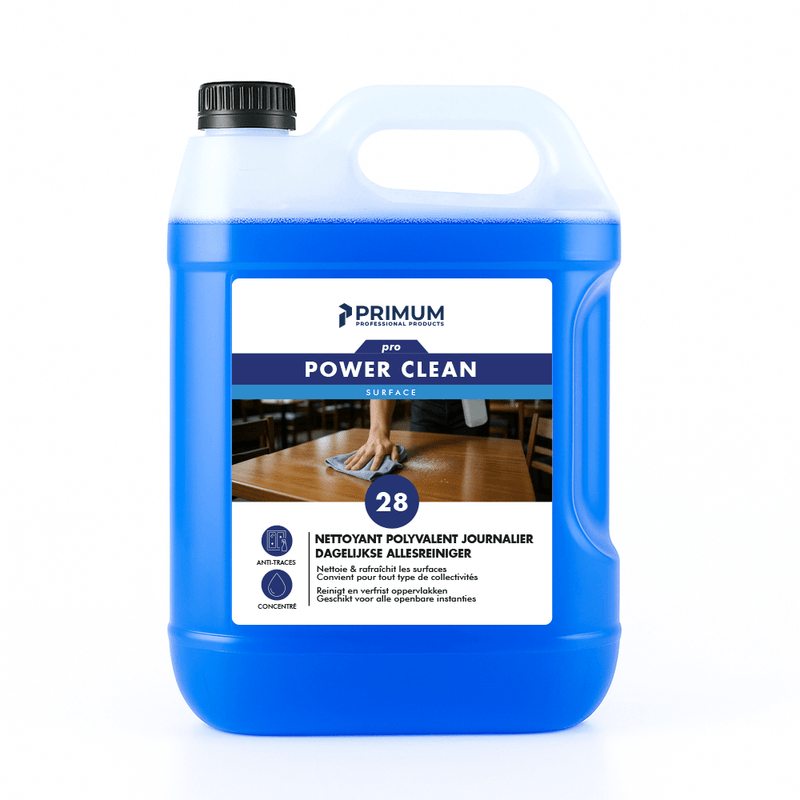 PRIMUM 28 - POWER CLEAN nettoyant multi surfaces (5L) - Clean Service