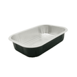 Ravier aluminium rigide noir 1000cc (50pc) - CleanServiceSA