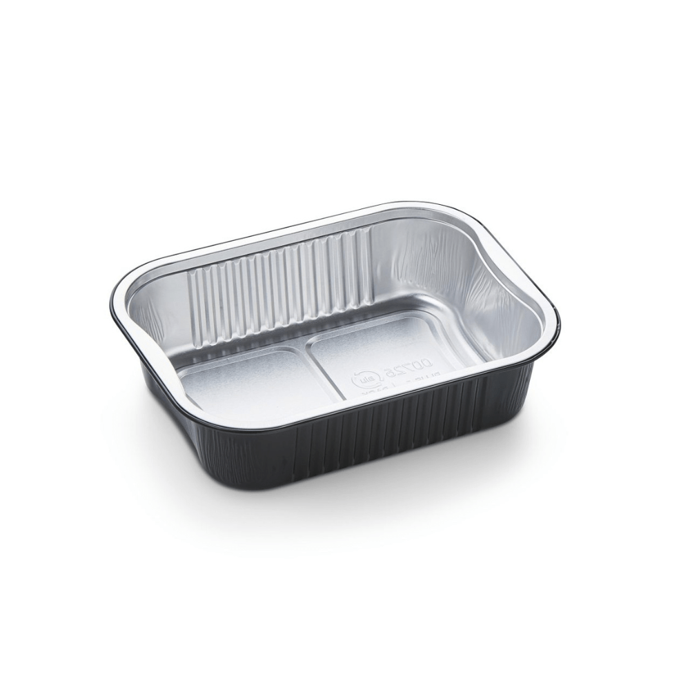 Ravier aluminium rigide noir 780cc (50pc)