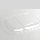 SABERT - Couvercle ravier noir 2 compartiments 300/600ml (75Pc) - Clean Service