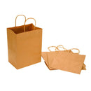 Sac en papier kraft luxe 28x15x28cm - 300 pièces - Clean Service