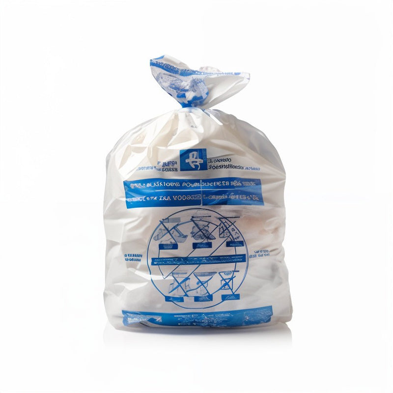 Sac poubelle Bruxelles blanc 60L (450pc)* - Clean Service