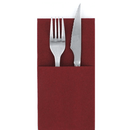 Serviette pochette airlaid 40x40cm bordeaux (800pc)* - Clean Service