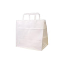TAKE AWAY - Sac en papier kraft blanc 28x17x29cm - 250 Pcs - CleanServiceSA