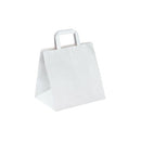 TAKE AWAY - Sac en papier kraft blanc 32x22x26cm - 250 Pcs - CleanServiceSA