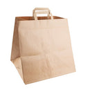 TAKE AWAY - Sac en papier kraft brun 39x32x16cm - 250 Pcs - CleanServiceSA