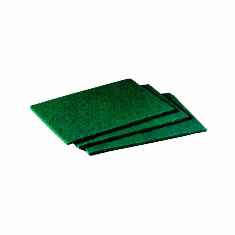 Tampon à récurer vert Scotch Brite 3M - 10pc - CleanServiceSA