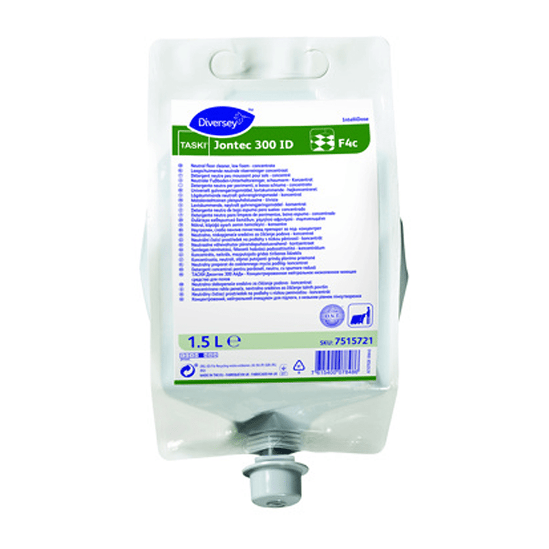 TASKI Jontec 300 ID F4c Détergent neutre peu moussant (2x1.5L) - Clean Service