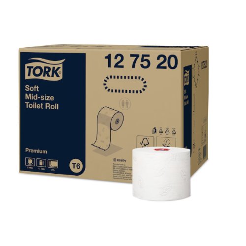 TORK - Premium T6 papier toilette 2 plis 90m. - 27Rlx - CleanServiceSA