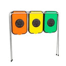 3 supports sacs poubelles 390L - CleanServiceSA