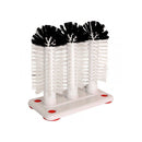 Brosse lave-verres triple professionnelle en nylon - CleanServiceSA