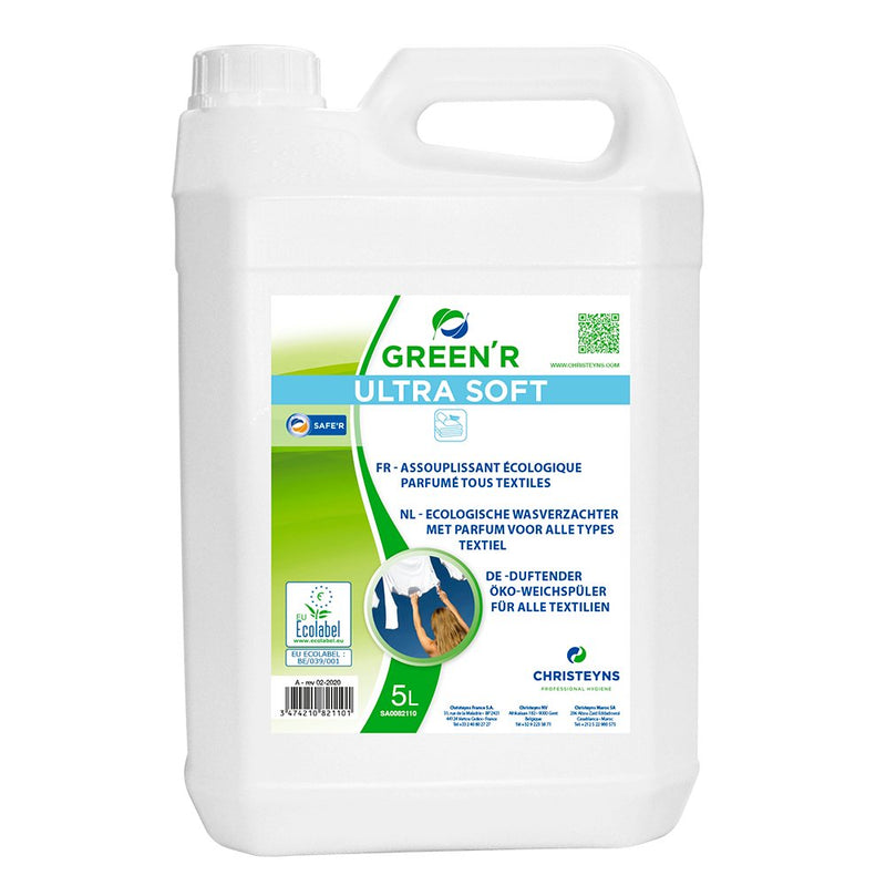 GREEN'R - Adoucissant écologique Ultra Soft 5 L - CleanServiceSA