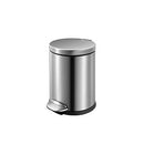 Luna poubelle à pédale en inox 5L - CleanServiceSA