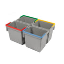 NUMATIC - Seau pivotant 5 L gris, poignée colorée - CleanServiceSA