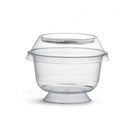 Pot à dessert pp jetable 20cl avec couvercle- 600pc - CleanServiceSA