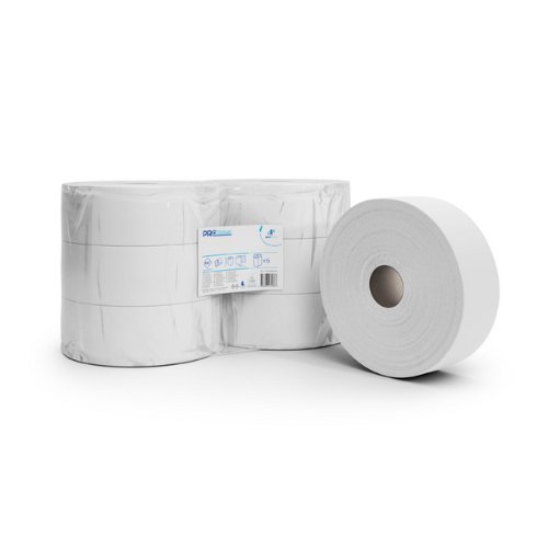 PRIMUM - Papier toilette maxi jumbo blanc 6 rouleaux - CleanServiceSA